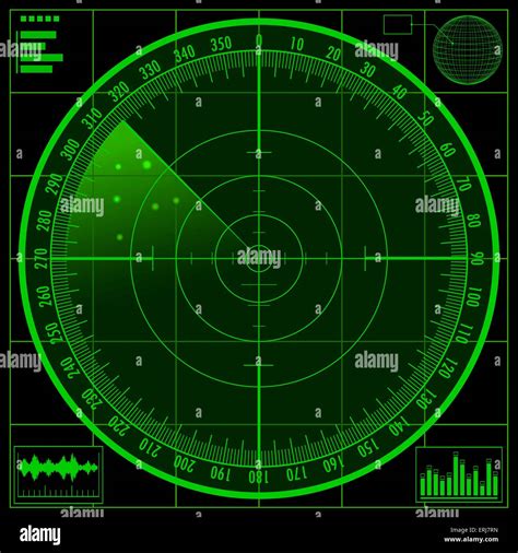 Green Radar screen vector Stock Vector Image & Art - Alamy