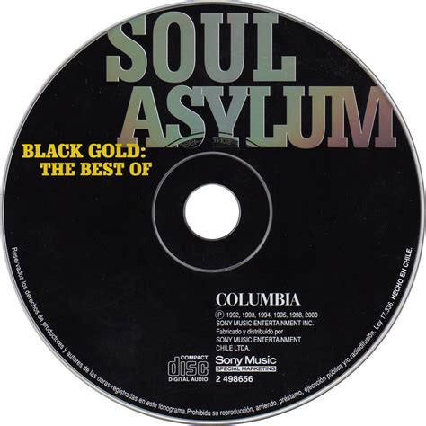 Car tula Cd de Soul Asylum - Black Gold The Best Of Soul Asylum - Portada