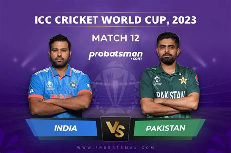 IND vs PAK Dream11 Prediction Today With Stats, Pitch Report & Player Record of ICC Cricket ...