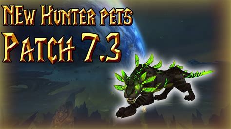 NEW HUNTER PETS IN 7.3│Panthara and more│World of Warcraft Legion - YouTube