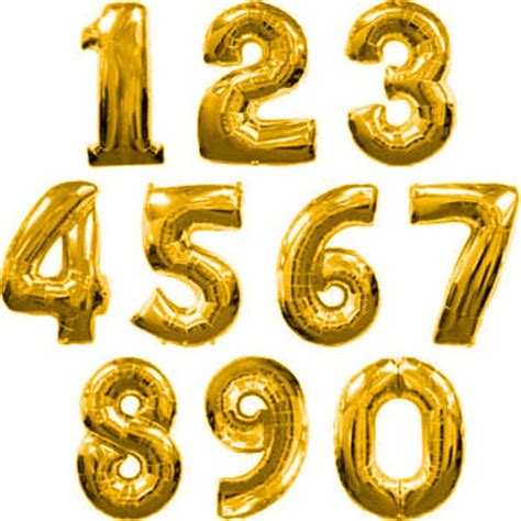 View Larger Image | Gold number balloons, Balloons, Birthday balloons