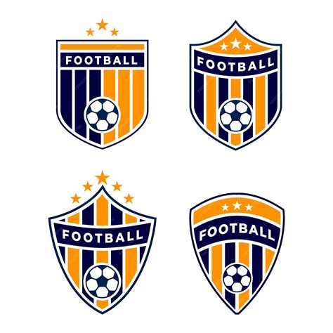 Premium Vector | Vector set of football club logos very suitable for ...