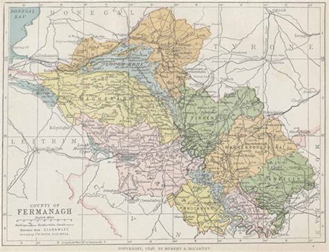 Map of County Fermanagh