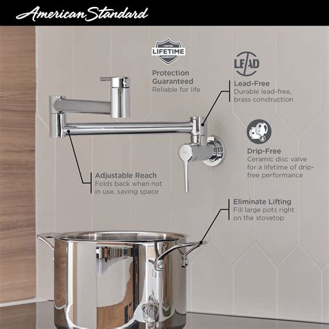 Studio® S Wall-Mount Pot Filler Kitchen Faucet