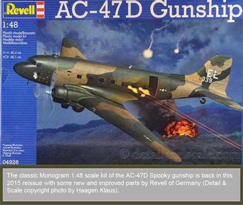 Revell of Germany # 04926 Douglas AC-47D Gunship - 1:72 Scale ...