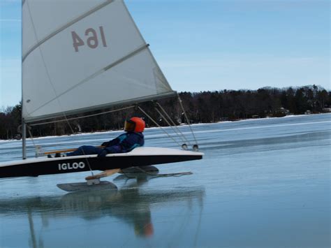 Ice Boating - MiWaterfront - Luxury Real Estate in Michigan