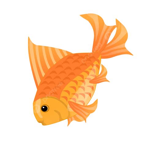 Yellow Fish Clipart Transparent Background, Yellow Fish, Fish, Cartoon ...