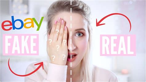 REAL vs FAKE Makeup - TESTING EBAY FAKES | Sophie Louise - YouTube