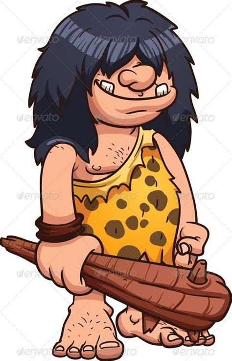 Cartoon Caveman | Caveman cartoon, Cartoon drawings, Cartoon