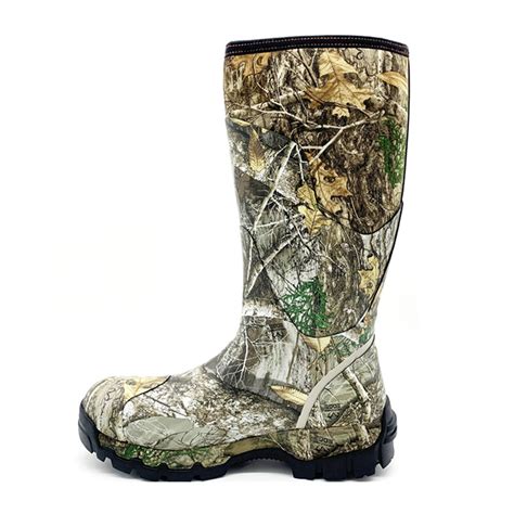 High Quality Camo Rubber Boots Fishing Hunting Boots - China Hunting ...