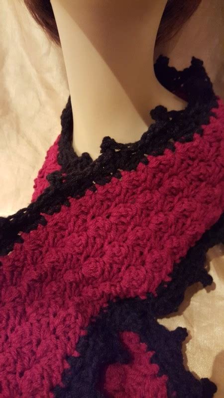 Making a Picot Crochet Infinity Scarf | ThriftyFun