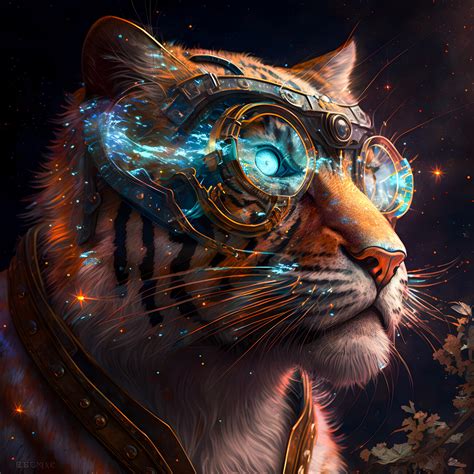 Galaxy Tiger Wallpaper