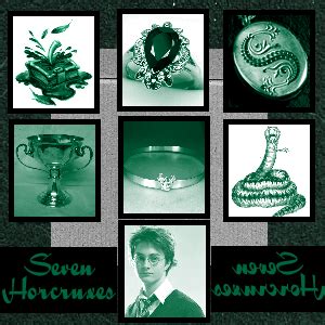 Perenelle knits: The Seven Horcruxes