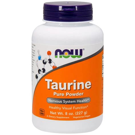 NOW Foods, ผงทอรีนบริสุทธิ์ Taurine Pure Powder กรดอะมิโน ทอรีน วิตามินอาหารเสริมแมวสุนัข ...