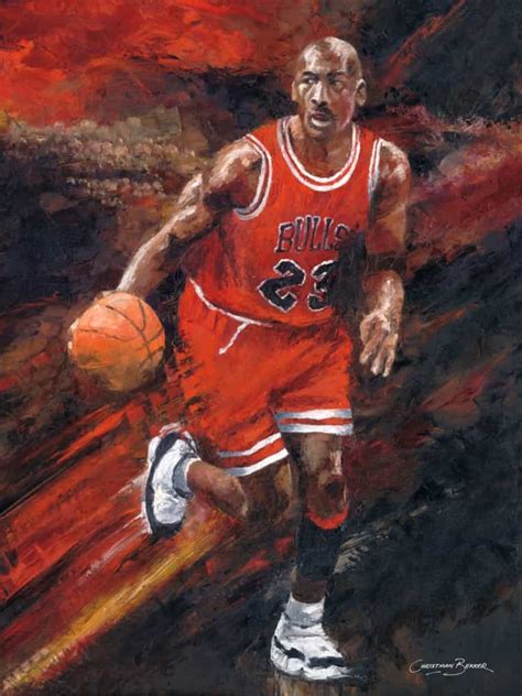 Michael Jordan Art Prints for sale | Artist Christiaan Bekker