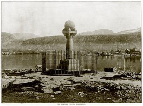 The Meridian Column, Hammerfest stock image | Look and Learn