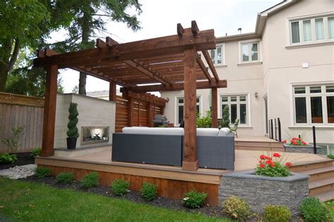 Modern Pergola Outdoor Living - Modern - Deck - Toronto - by Alair ...