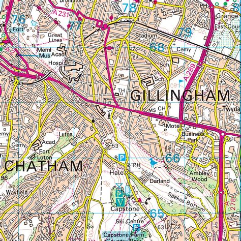 OS Map of Thames Estuary | Landranger 178 Map | Ordnance Survey Shop