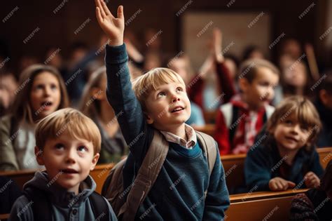 Premium Photo | School children in a classroom