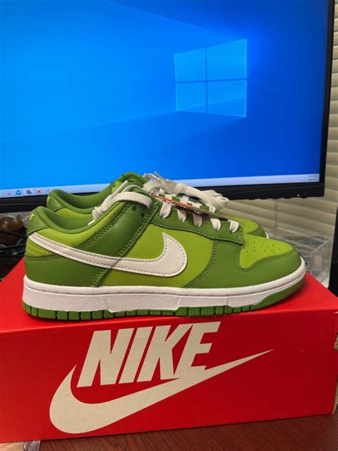 Authentic Nike Dunk Low Chlorophyll DJ6188-300 | eBay in 2022 | Nike dunks, Nike dunk low, Swag ...