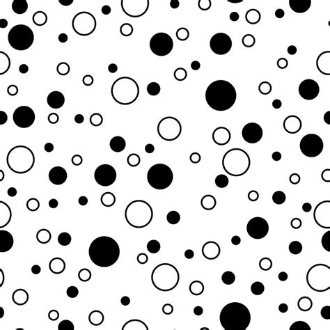 Black and white bubbles texture background with seamless pattern vector illustration design ...