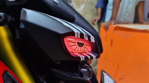 Yamaha mt15 headlights modified stickers - YouTube