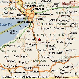 Where is East Concord, New York? see area map & more