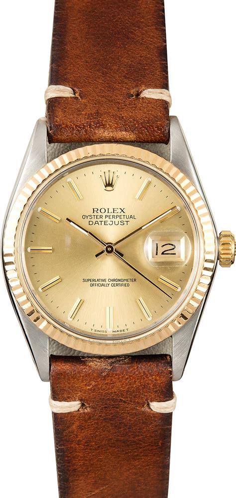 Rolex Leather Band