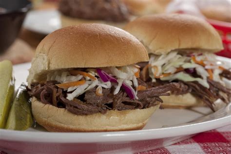 Pulled Brisket Sliders | MrFood.com