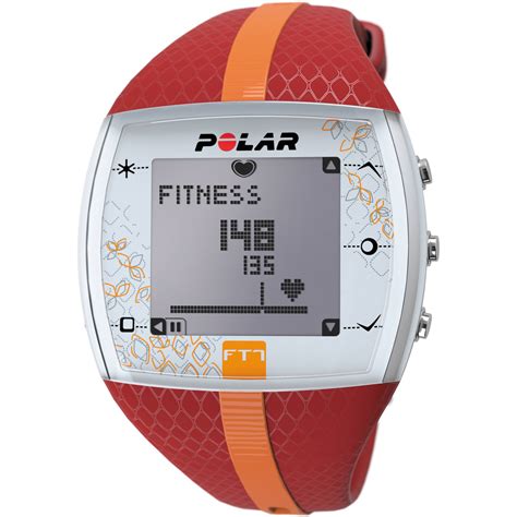 Polar FT7 Training Computer Watch (Red/Orange) 90051046 B&H