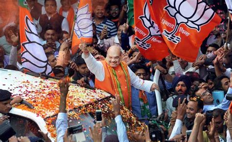 UP Election Results 2017- BJP Chief Amit Shah, In Victory Speech, Says PM Narendra Modi Most ...