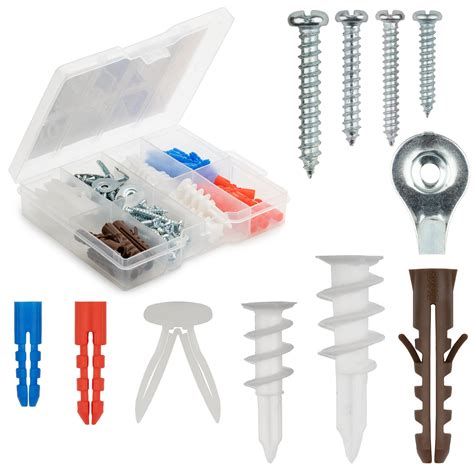 Buy Qualihome Drywall and Hollow-Wall Anchor Assortment Kit, Anchors ...