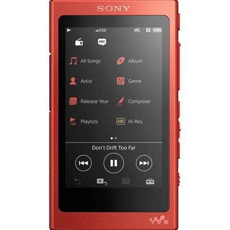 Sony 16GB NW-A35 Walkman Digital Music Player NWA35/R B&H Photo