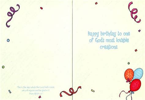 Colorful Kid's Birthday Cards with Bible Verse