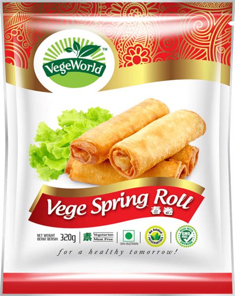 VegeWorld Vegan Spring Roll 素春卷 (320g) - Vegetarian Online Store - VG Mall