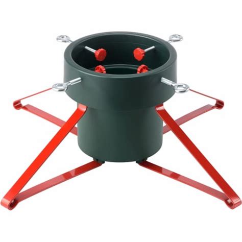 Tree Nest Medium Trendy Christmas Tree Stand for Real Trees, Green/Red, 1 - Fry’s Food Stores