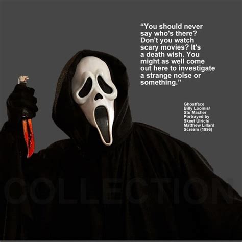 Wall Decor | Screams Ghostface You Should Never Say Whos Quote Photo 11x14 | Poshmark