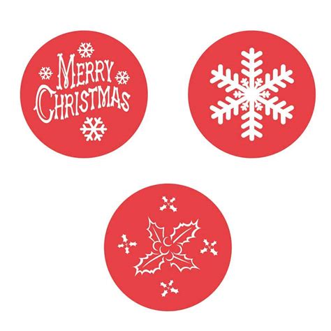 Cake Stencils Christmas 3pcs - Stuff for the Kitchen