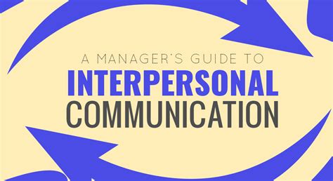 A Manager's Guide to Interpersonal Communication - SlideModel