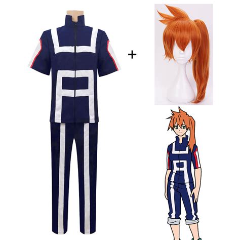 Anime My Hero Academia Costume Kendo Itsuka Training/Gym Cosplay Outfi ...