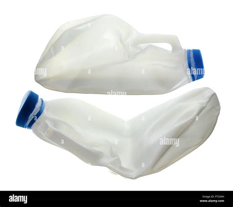 Plastic Milk Bottles for Recycling Stock Photo - Alamy