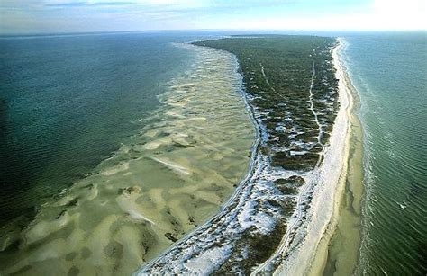 Aerial photo of Dog Island, Franklin County, Florida, FL United States ...