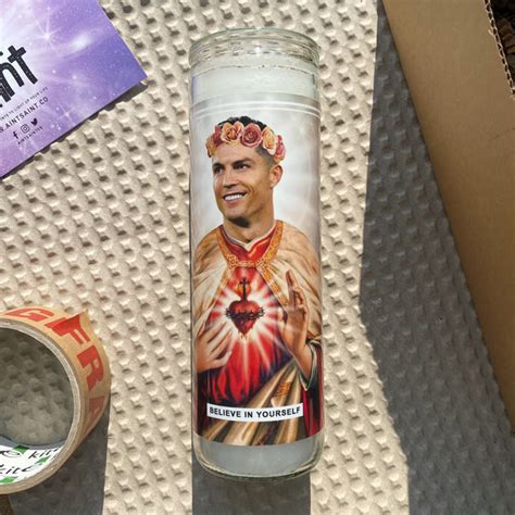 Saint Cristiano Ronaldo Prayer Candle – aintsaintco