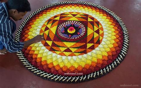 60 Most Beautiful Pookalam Designs for Onam Festival