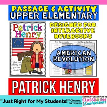 Patrick Henry Biography Reading Passage: American Revolution | TpT