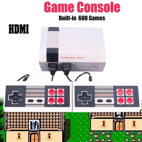 HDMI HD Home Video Game System Retro Classic Game Consoles Built in 600 ...