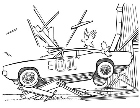 General Lee Coloring Pages