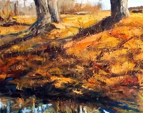 Jonathan Van Brunt: Palette Knife Landscape Paintings - EmptyEasel.com