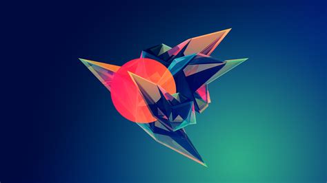 geometry, Artwork, Abstract, Justin Maller, Facets Wallpapers HD / Desktop and Mobile Backgrounds