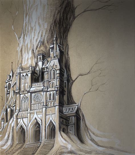 Castle concept art, Lord of the Rings on Behance